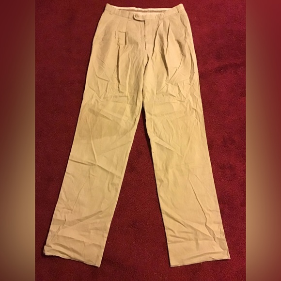 HILTI MENS KHAKI PANTS 35x38 TALL NWT - Picture 1 of 3